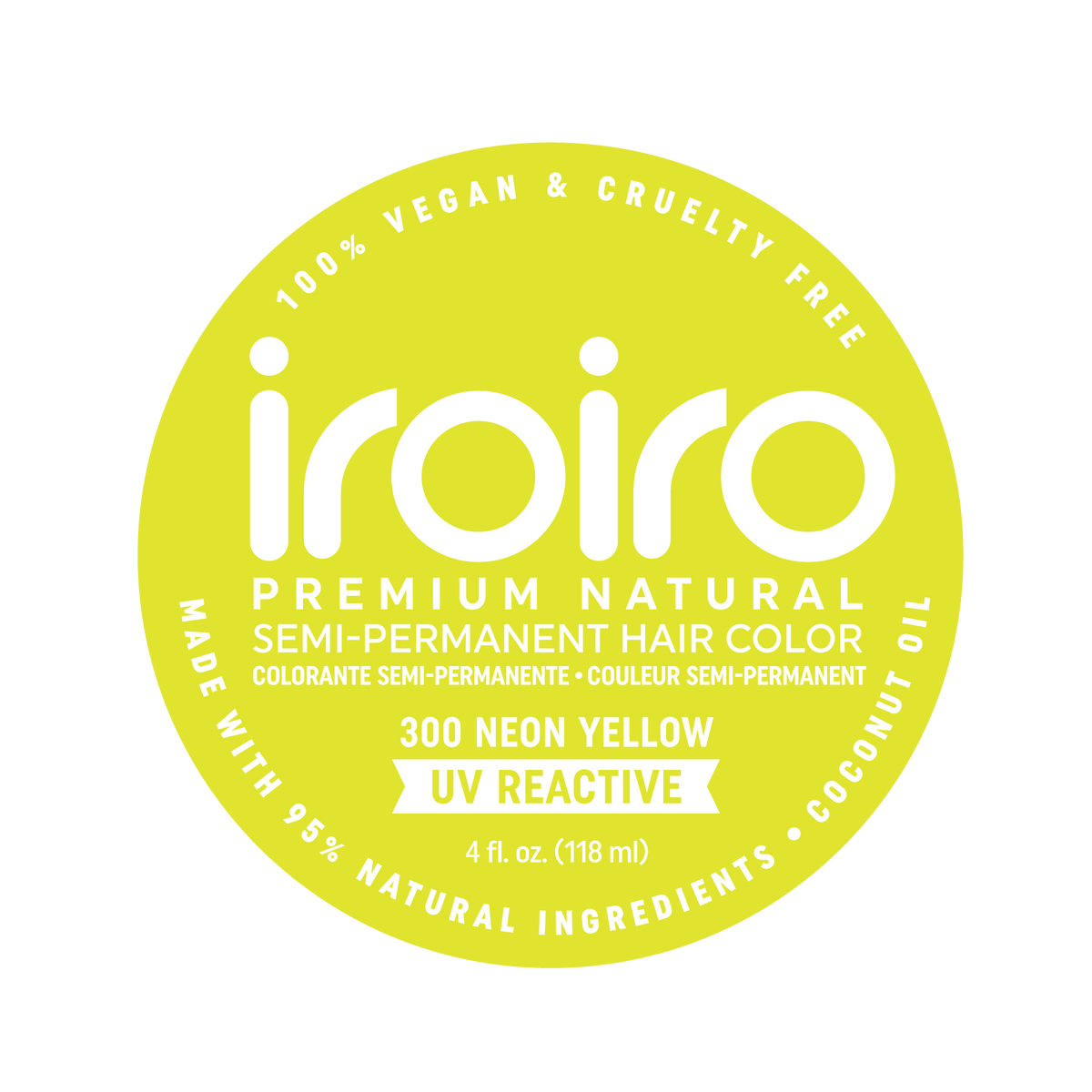 iroiro 310 Neon Pink Premium Natural Semi Permanent Hair Color, Semi  Permanent Hair Color